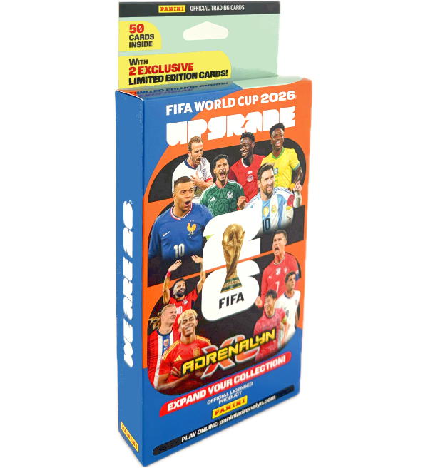 panini world cup 2026 adrenalyn xl trading cards upgrade set